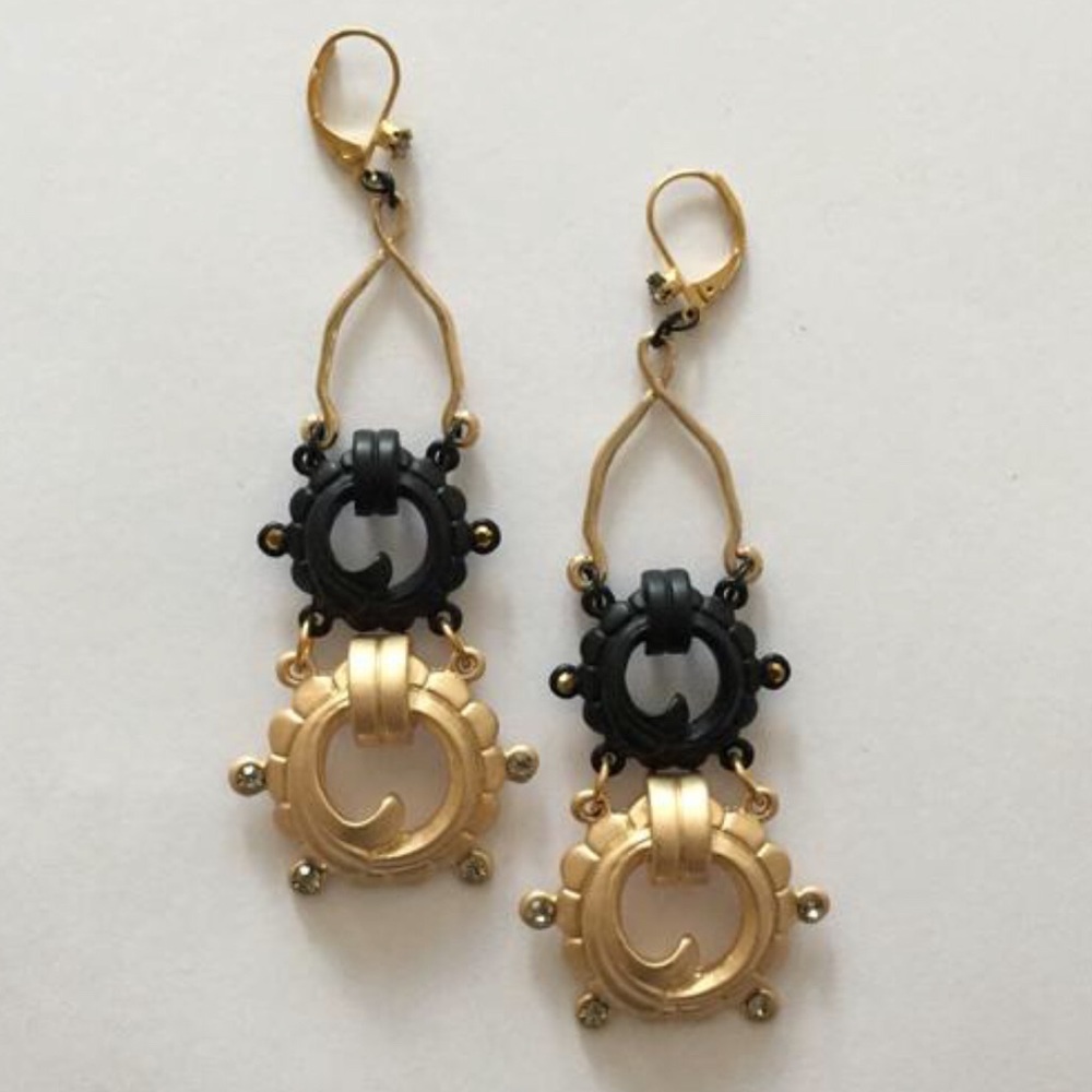 HANDMADE /BNWT • Paisley Baroque Statement Drops